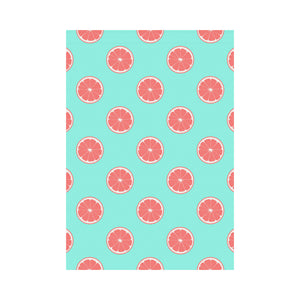 Grapefruit green background House Flag Garden Flag