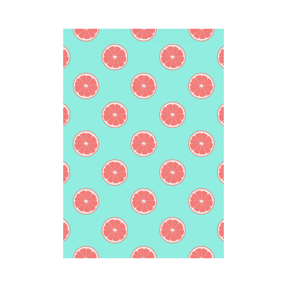 Grapefruit green background House Flag Garden Flag