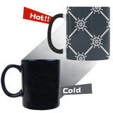 nautical steering wheel rope pattern Morphing Mug Heat Changing Mug