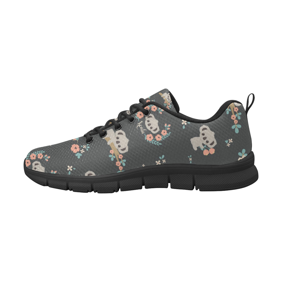 Cute koala pattern Women's Sneaker Shoes