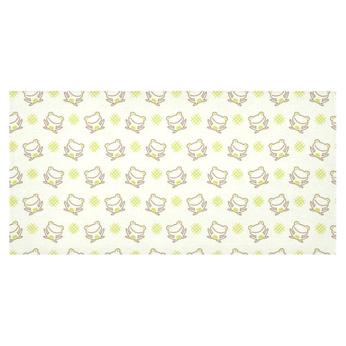 Cute cartoon frog baby pattern Tablecloth