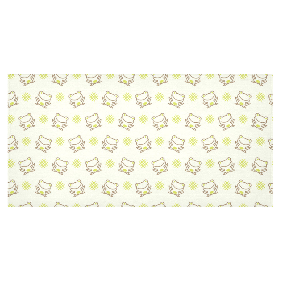 Cute cartoon frog baby pattern Tablecloth