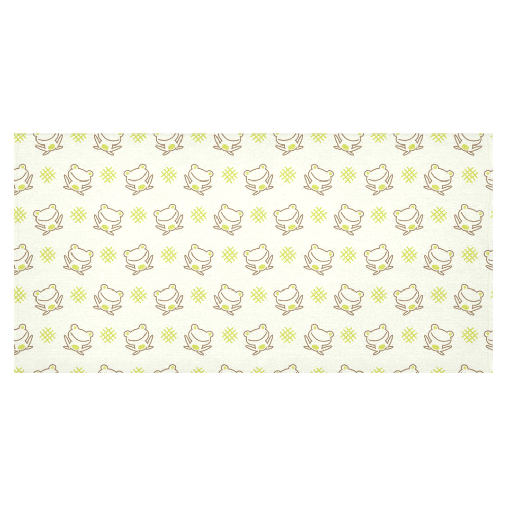 Cute cartoon frog baby pattern Tablecloth