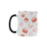 Sushi pattern Morphing Mug Heat Changing Mug