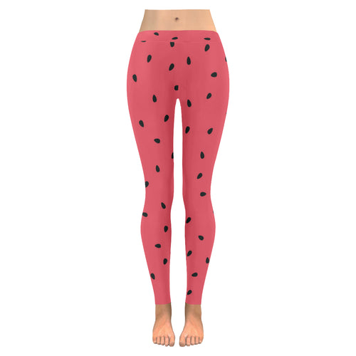 watermelon texture background Women's Legging Fulfilled In US