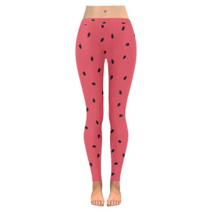 watermelon texture background Women's Legging Fulfilled In US
