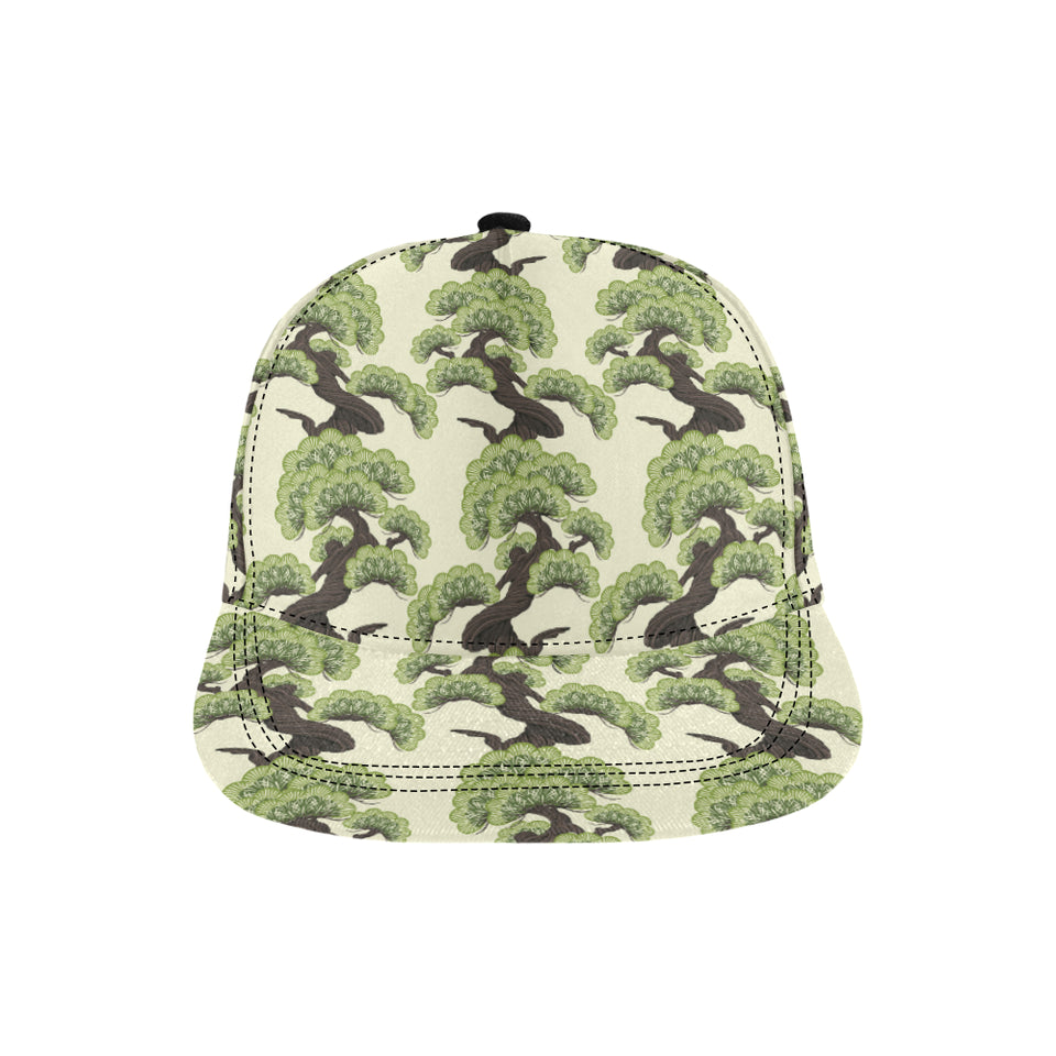 Bonsai pattern All Over Print Snapback Cap