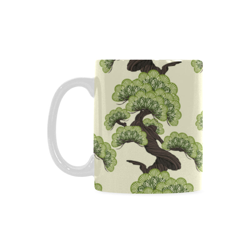 Bonsai pattern Classical White Mug (Fulfilled In US)