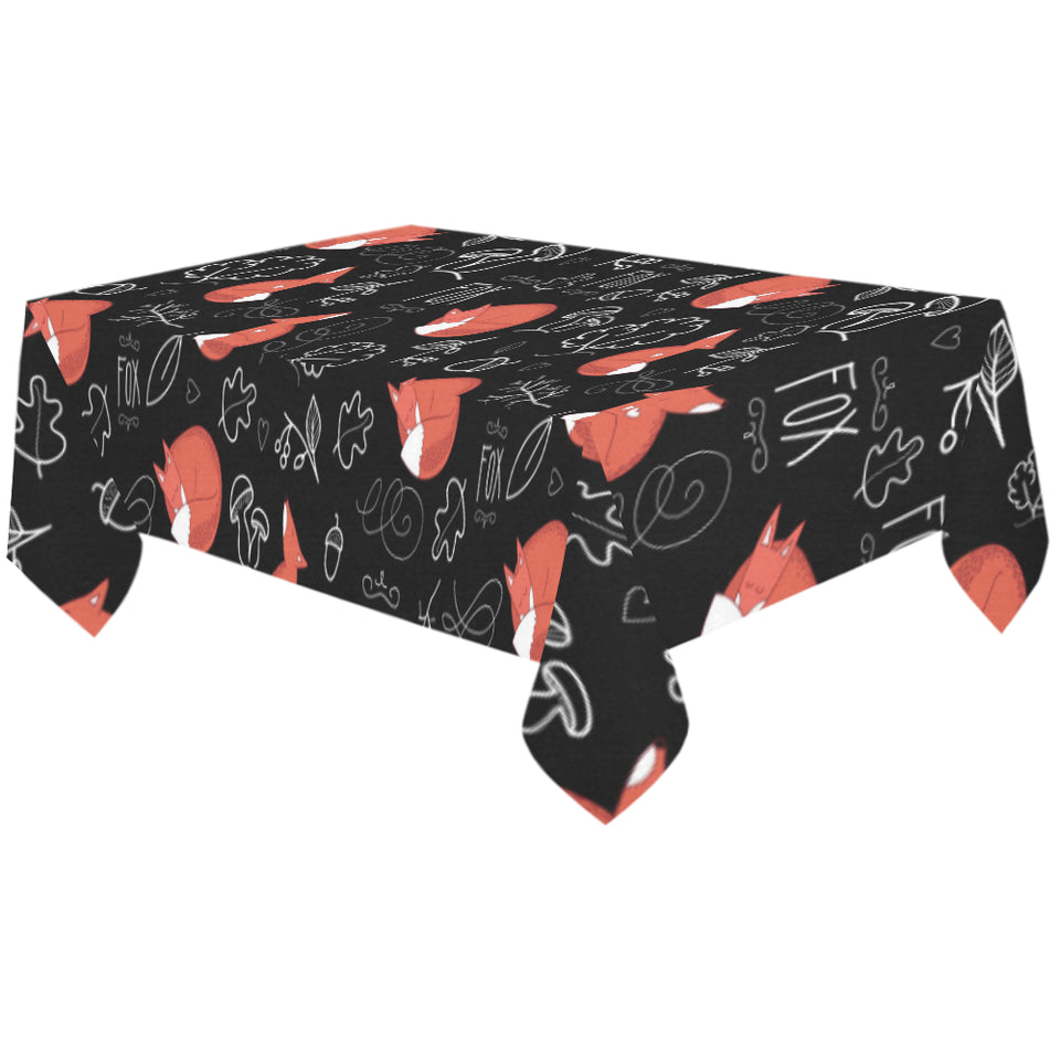 fox sleeping fox pattern Tablecloth