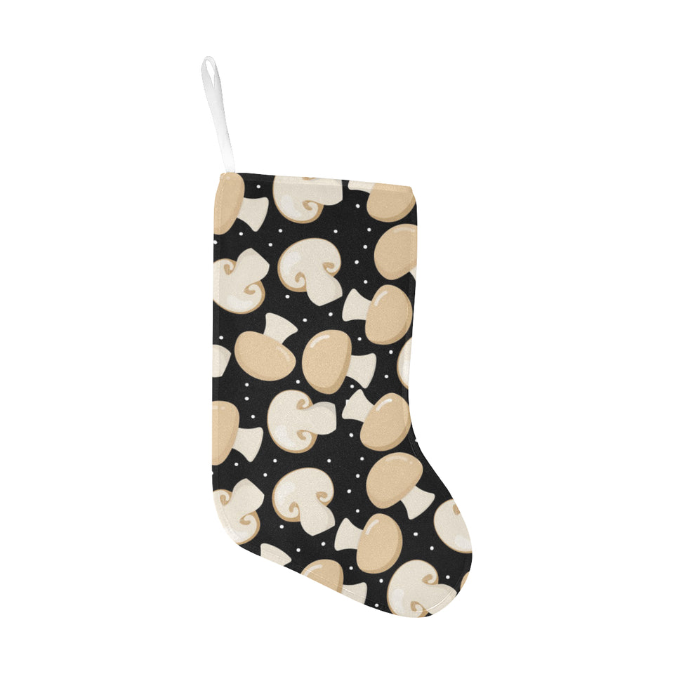 Champignon mushroom pattern Christmas Stocking