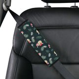 Cute sloths sleeping christmas ball santa hat patt Car Seat Belt Cover