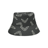 Hand drawn boomerang Australian aboriginal ornamen Unisex Bucket Hat