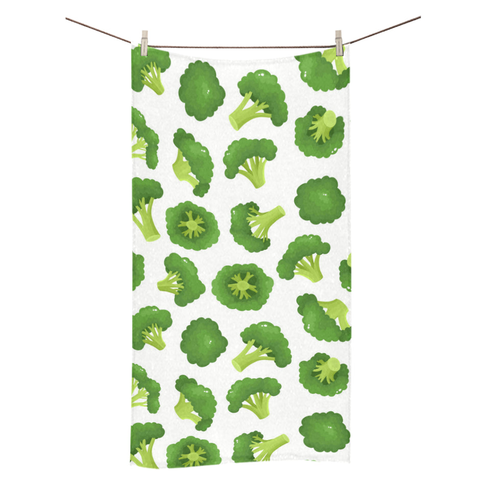 Cute broccoli pattern Bath Towel