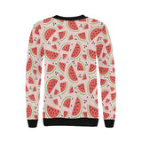Watermelon pattern Women's Crew Neck Sweatshirt