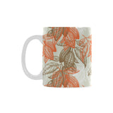 Cocoa beans Cocoa tree pattern Classical White Mug (Fulfilled In US)