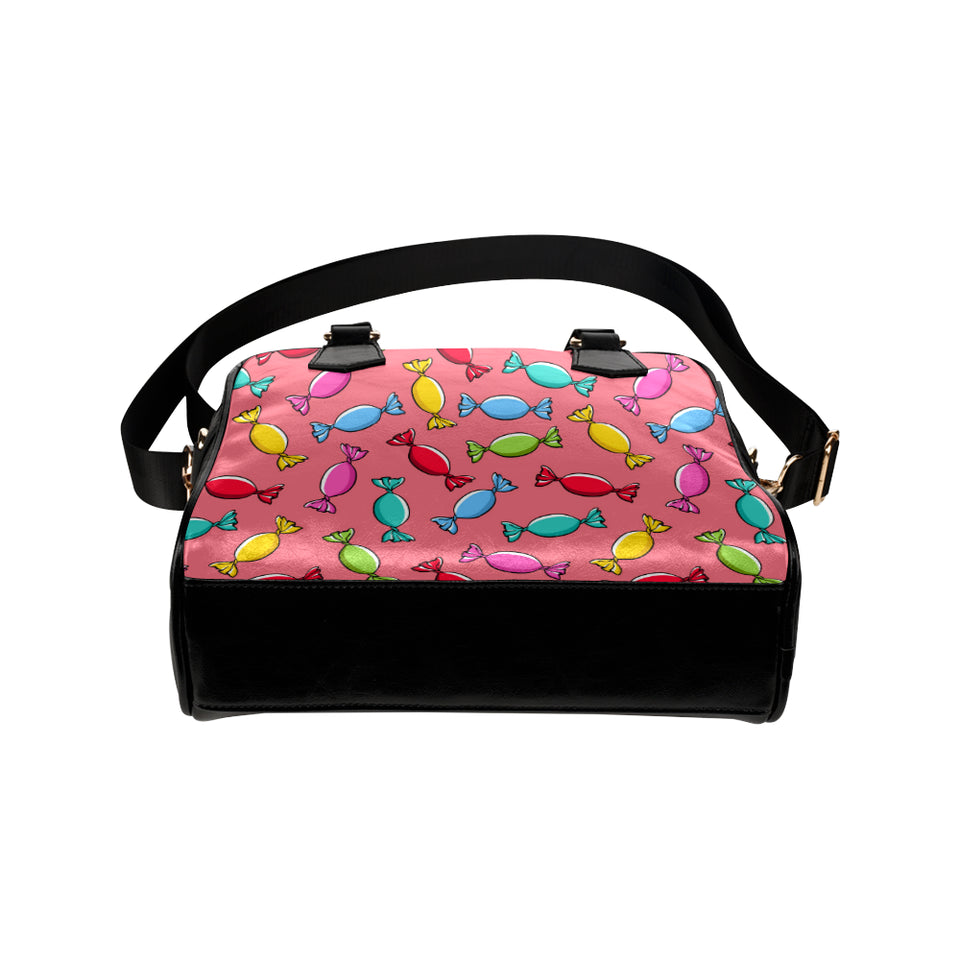 Colorful wrapped candy pattern Shoulder Handbag