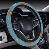 Sea otters pattern Car Steering Wheel Cover