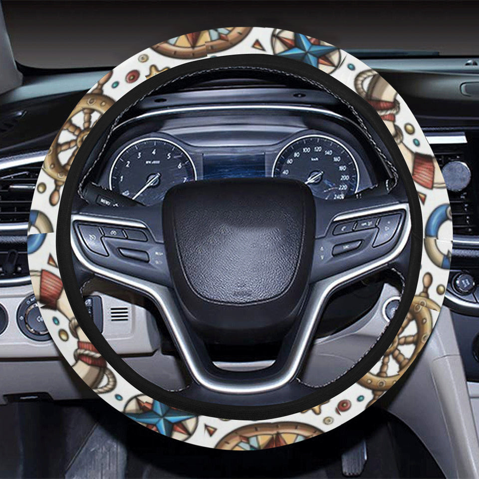 Cute nautical steering wheel anchor pattern Car Steering Wheel Cover