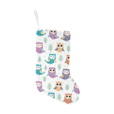 Cute owl pattern Christmas Stocking