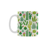 Cactus pattern copy Classical White Mug (Fulfilled In US)