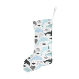 Cute dolphins Childish Style pattern Christmas Stocking