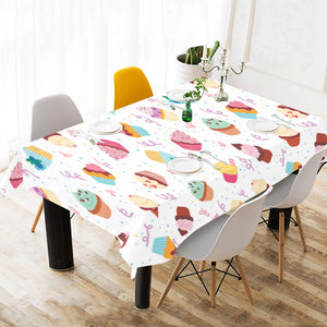 Cake cupcake design pattern Tablecloth