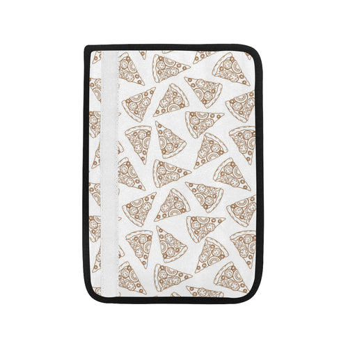 Hand drawn pizza pattern Car Seat Belt Cover