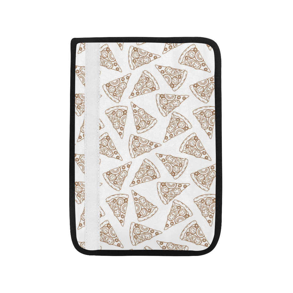 Hand drawn pizza pattern Car Seat Belt Cover