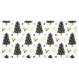 Christmas tree holly snow star pattern Tablecloth