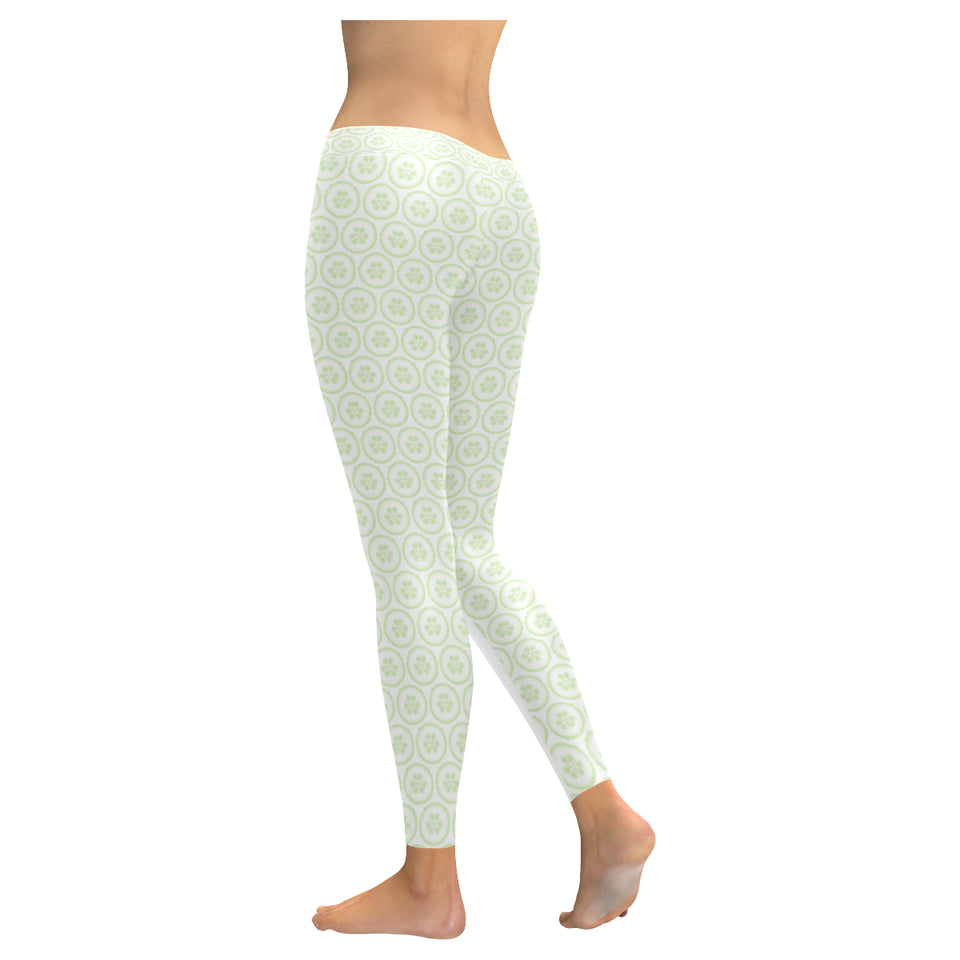 Cucumber pattern background Women's Legging Fulfilled In US