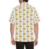 Pancake Pattern Print Design 03 Men's All Over Print Hawaiian Shirt (Model T58)