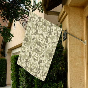 Light Green camouflage pattern House Flag Garden Flag