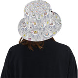 Cute Llama Alpaca pattern Unisex Bucket Hat