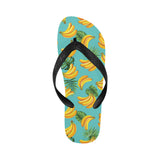 Banana Palm Leaves pattern background Unisex Flip Flops