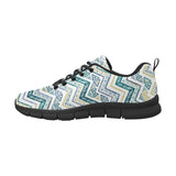 zigzag  chevron paint design pattern Men's Sneaker Shoes