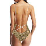 Leopard skin print Women's One-Piece Swimsuit