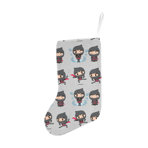 Cute ninja pattern Christmas Stocking