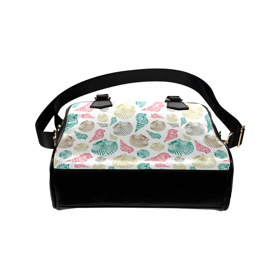 Colorful shell pattern Shoulder Handbag