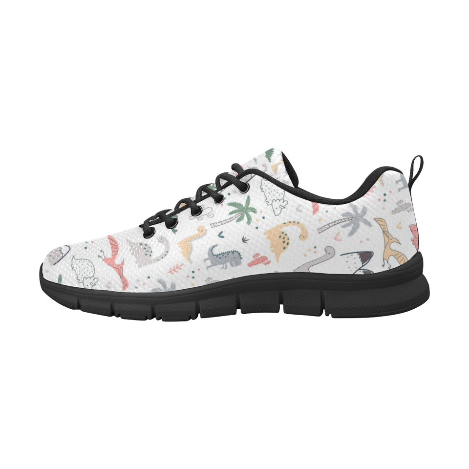 Cute cartoon dinosaurs tree pattern Men's Sneaker Shoes
