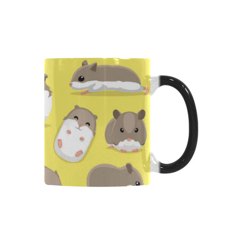 Cute Hamster pattern Morphing Mug Heat Changing Mug