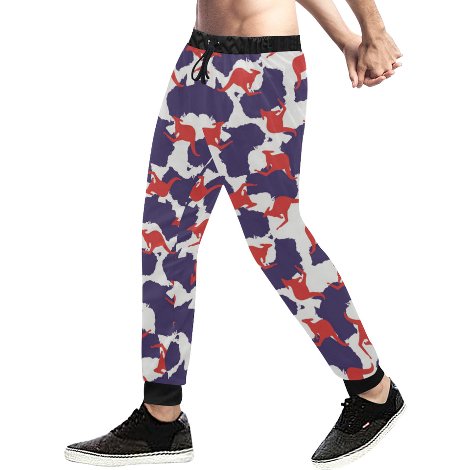 Kangaroo Australian pattern Unisex Casual Sweatpants