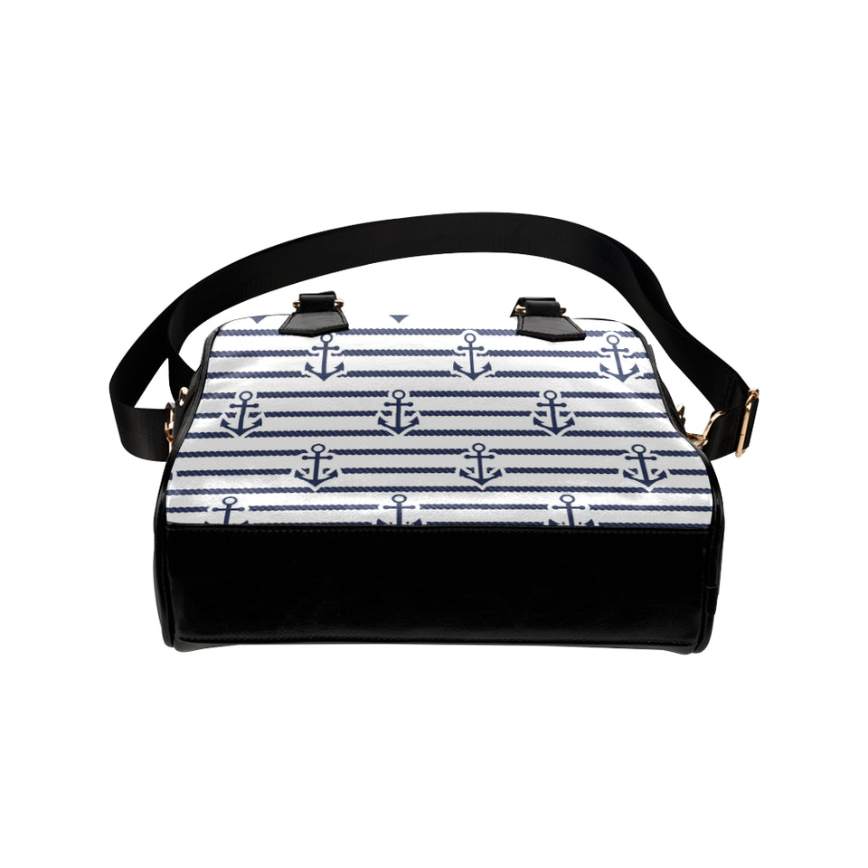 Anchor rope nautical  pattern Shoulder Handbag