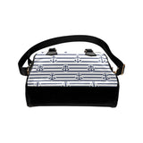Anchor rope nautical  pattern Shoulder Handbag