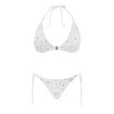 Snowflake pattern white background Sexy Bikinis Two-Piece Swimsuits