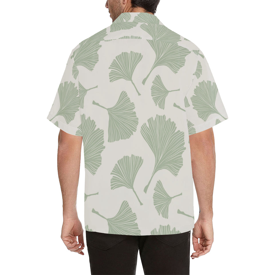 Ginkgo leaves pattern Men's All Over Print Hawaiian Shirt