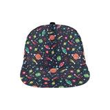 colorful space pattern planet star All Over Print Snapback Cap