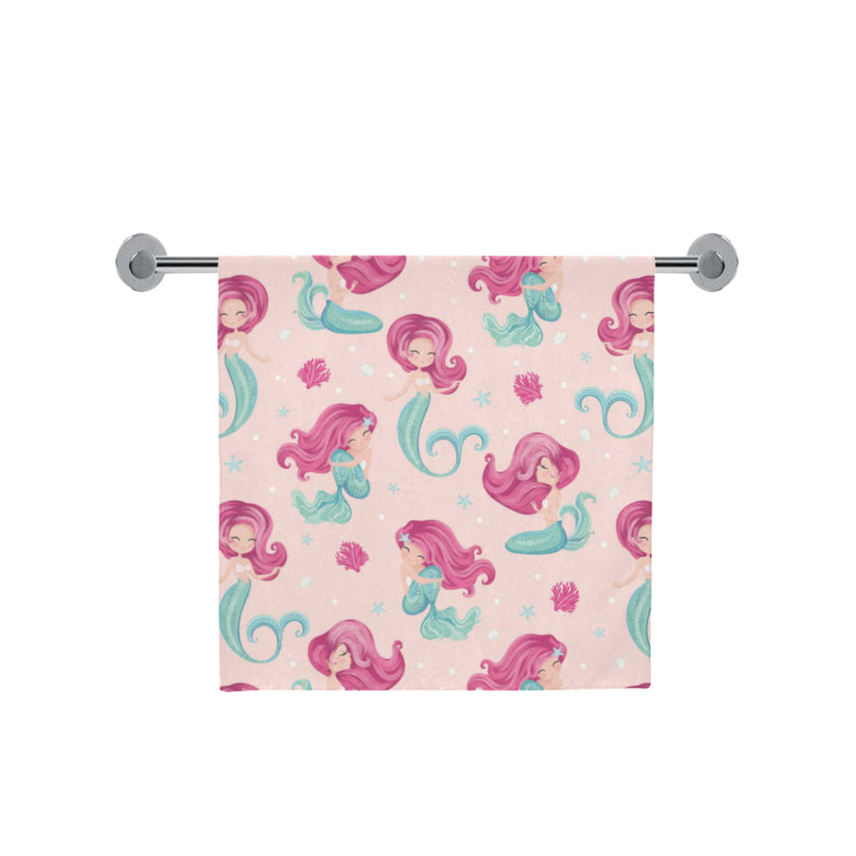 Cute little mermaid pattern Bath Towel