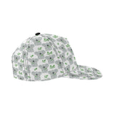 Hand drawn Koala leaves pattern All Over Print Snapback Cap