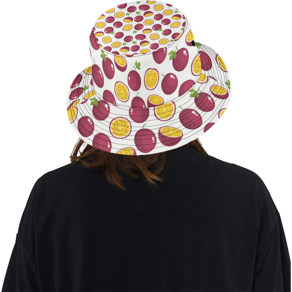 Passion fruit design pattern Unisex Bucket Hat