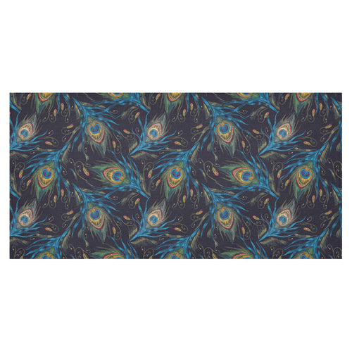 Beautiful peacock feather pattern Tablecloth